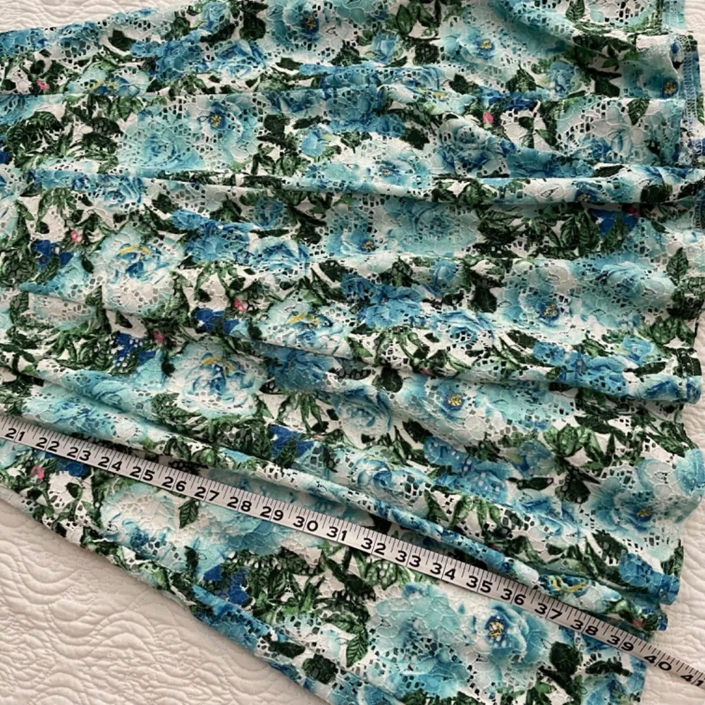 R & M Richards Floral Eyelet Lace Fit and Flare Dress - Picture 12 of 16